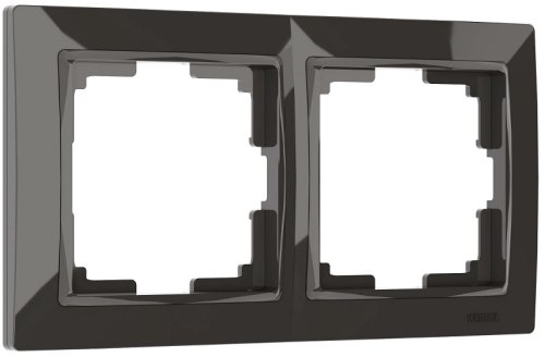 Рамка универсальная Werkel Snabb basic 2-м. серо-коричневый картинка